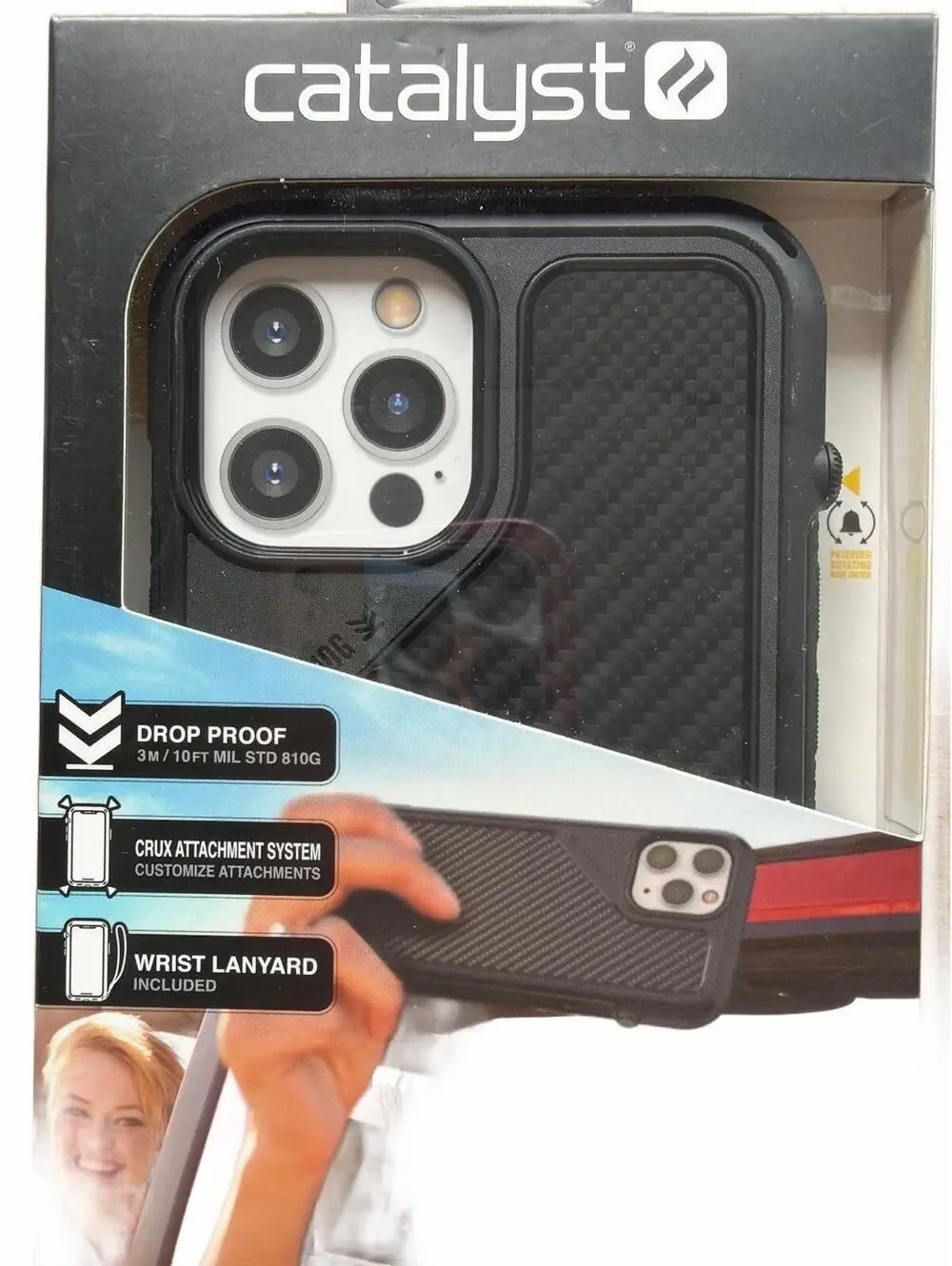 Catalyst Vibe Series Phone Case for iPhone 12 Pro Max - Stealth Black - NEW